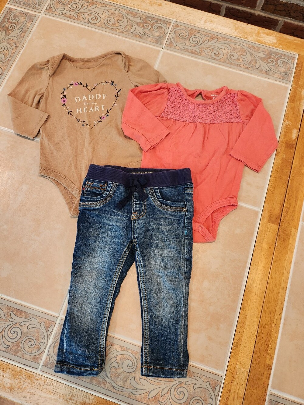 12 Months Girls Long Sleeves And Jeans